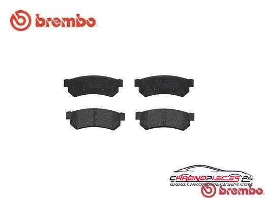 Achat de BREMBO P 10 053 Kit de plaquettes de frein, frein à disque pas chères