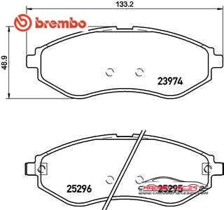 Achat de BREMBO P 10 057 Kit de plaquettes de frein, frein à disque pas chères