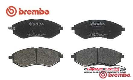 Achat de BREMBO P 10 057 Kit de plaquettes de frein, frein à disque pas chères