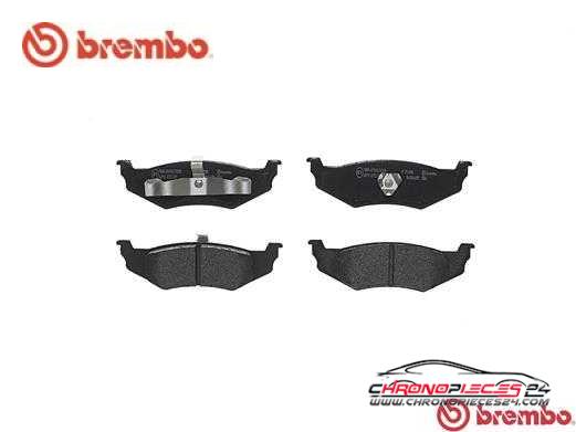 Achat de BREMBO P 11 010 Kit de plaquettes de frein, frein à disque pas chères