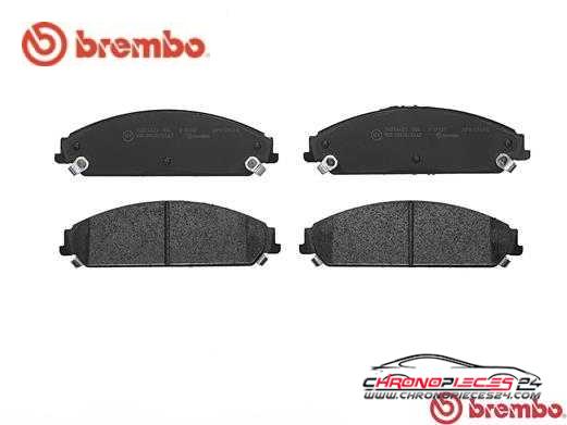 Achat de BREMBO P 11 017 Kit de plaquettes de frein, frein à disque pas chères