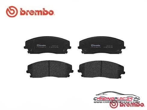 Achat de BREMBO P 11 019 Kit de plaquettes de frein, frein à disque pas chères