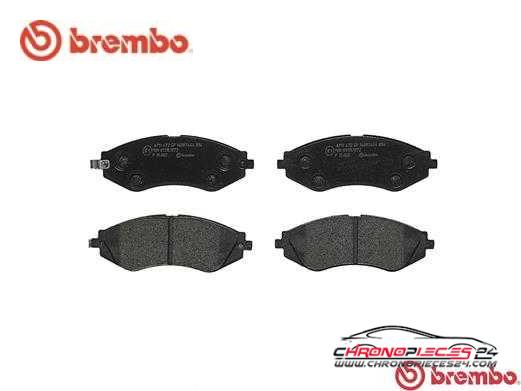 Achat de BREMBO P 15 002 Kit de plaquettes de frein, frein à disque pas chères