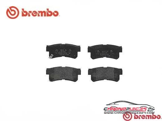 Achat de BREMBO P 15 009 Kit de plaquettes de frein, frein à disque pas chères