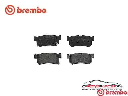 Achat de BREMBO P 15 010 Kit de plaquettes de frein, frein à disque pas chères