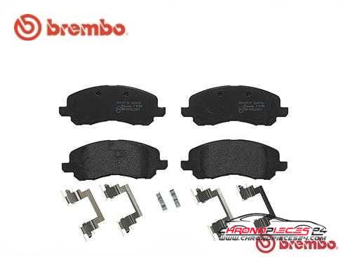 Achat de BREMBO P 18 001 Kit de plaquettes de frein, frein à disque pas chères