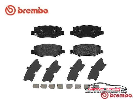 Achat de BREMBO P 18 024 Kit de plaquettes de frein, frein à disque pas chères