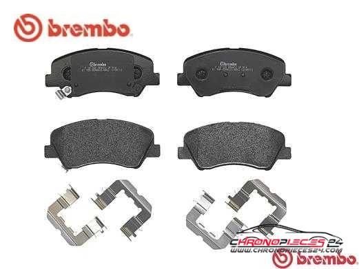 Achat de BREMBO P 18 025 Kit de plaquettes de frein, frein à disque pas chères