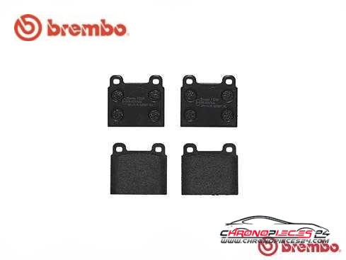 Achat de BREMBO P 23 001 Kit de plaquettes de frein, frein à disque pas chères