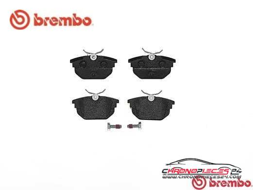 Achat de BREMBO P 23 026 Kit de plaquettes de frein, frein à disque pas chères