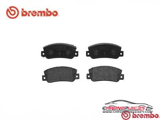 Achat de BREMBO P 23 032 Kit de plaquettes de frein, frein à disque pas chères