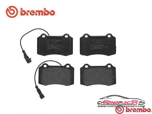 Achat de BREMBO P 23 052 Kit de plaquettes de frein, frein à disque pas chères