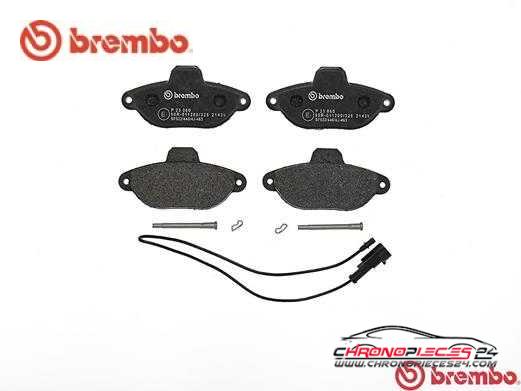 Achat de BREMBO P 23 060 Kit de plaquettes de frein, frein à disque pas chères