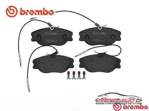 Achat de BREMBO P 23 061 Kit de plaquettes de frein, frein à disque pas chères