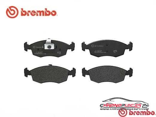 Achat de BREMBO P 23 079 Kit de plaquettes de frein, frein à disque pas chères