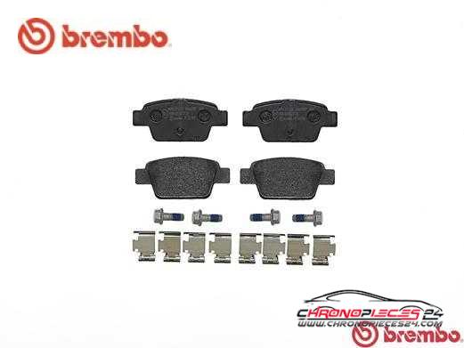 Achat de BREMBO P 23 080 Kit de plaquettes de frein, frein à disque pas chères