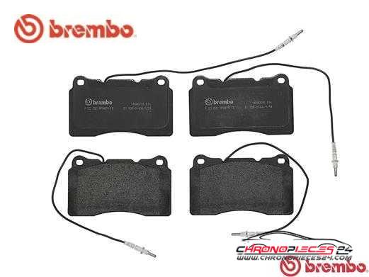 Achat de BREMBO P 23 082 Kit de plaquettes de frein, frein à disque pas chères