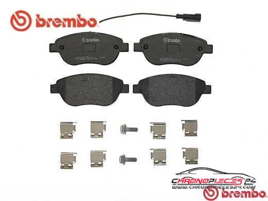 Achat de BREMBO P 23 087 Kit de plaquettes de frein, frein à disque pas chères