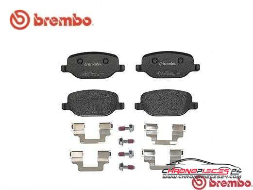 Achat de BREMBO P 23 089 Kit de plaquettes de frein, frein à disque pas chères