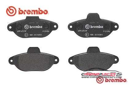 Achat de BREMBO P 23 096 Kit de plaquettes de frein, frein à disque pas chères