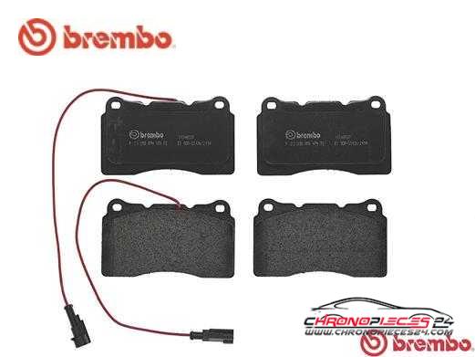 Achat de BREMBO P 23 098 Kit de plaquettes de frein, frein à disque pas chères