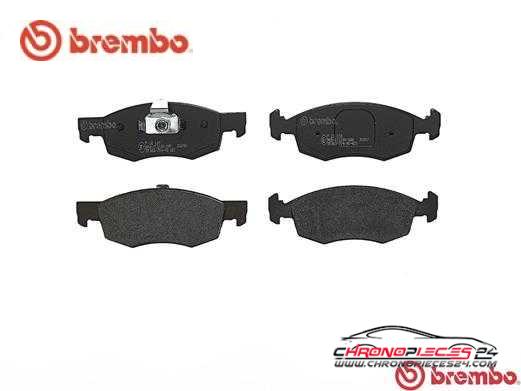 Achat de BREMBO P 23 118 Kit de plaquettes de frein, frein à disque pas chères