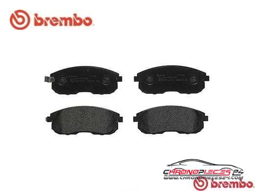 Achat de BREMBO P 23 126 Kit de plaquettes de frein, frein à disque pas chères