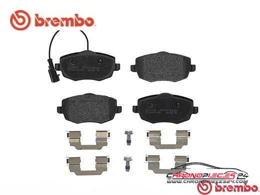 Achat de BREMBO P 23 128 Kit de plaquettes de frein, frein à disque pas chères