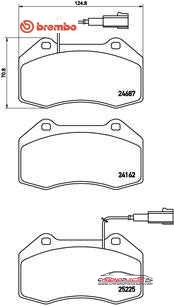 Achat de BREMBO P 23 139 Kit de plaquettes de frein, frein à disque pas chères