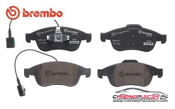 Achat de BREMBO P 23 148X Kit de plaquettes de frein, frein à disque pas chères