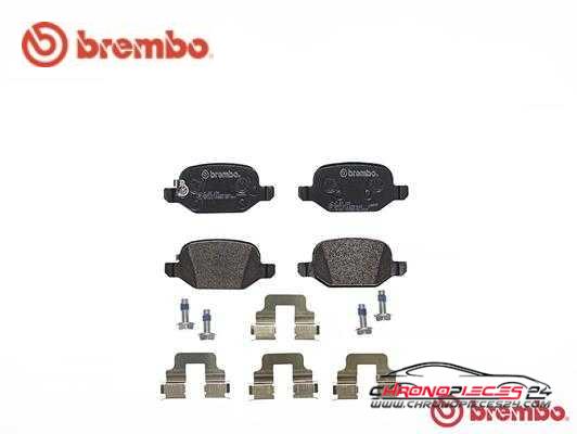 Achat de BREMBO P 23 150 Kit de plaquettes de frein, frein à disque pas chères