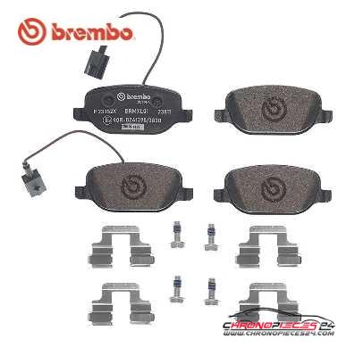 Achat de BREMBO P 23 152X Kit de plaquettes de frein, frein à disque pas chères