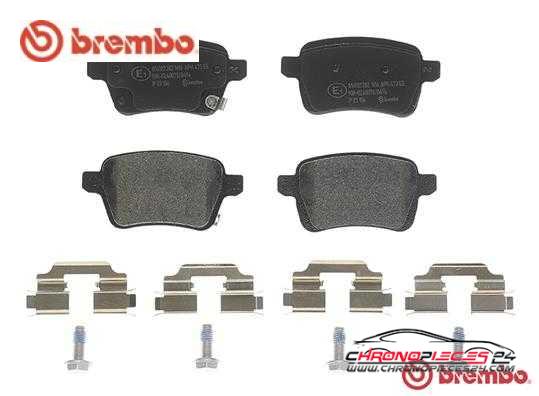 Achat de BREMBO P 23 156 Kit de plaquettes de frein, frein à disque pas chères