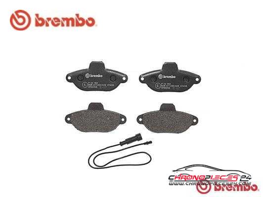 Achat de BREMBO P 23 160 Kit de plaquettes de frein, frein à disque pas chères