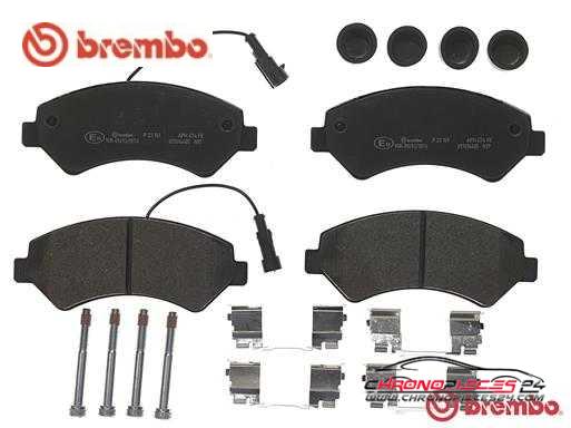 Achat de BREMBO P 23 161 Kit de plaquettes de frein, frein à disque pas chères