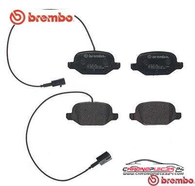 Achat de BREMBO P 23 181 Kit de plaquettes de frein, frein à disque pas chères