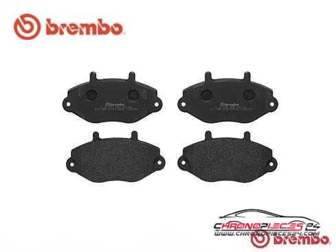 Achat de BREMBO P 24 033 Kit de plaquettes de frein, frein à disque pas chères