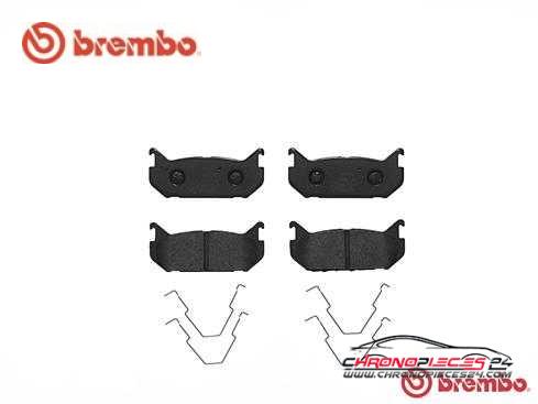 Achat de BREMBO P 24 036 Kit de plaquettes de frein, frein à disque pas chères