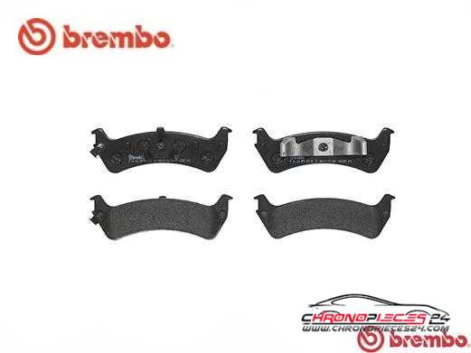 Achat de BREMBO P 24 042 Kit de plaquettes de frein, frein à disque pas chères