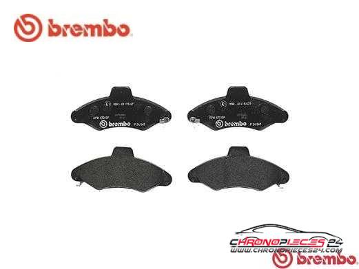 Achat de BREMBO P 24 045 Kit de plaquettes de frein, frein à disque pas chères