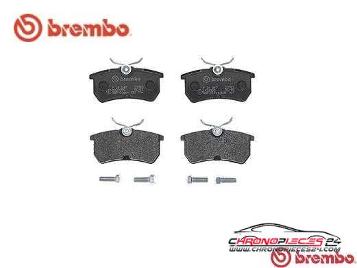 Achat de BREMBO P 24 047 Kit de plaquettes de frein, frein à disque pas chères