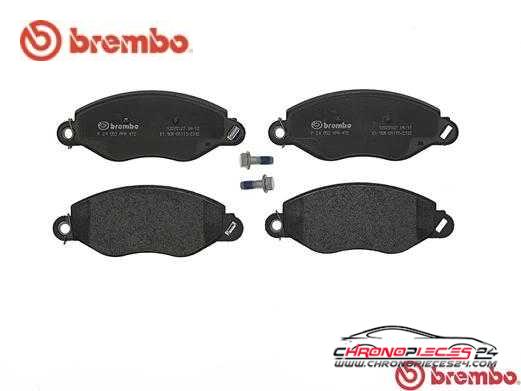 Achat de BREMBO P 24 053 Kit de plaquettes de frein, frein à disque pas chères