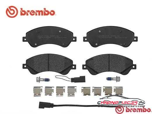 Achat de BREMBO P 24 065 Kit de plaquettes de frein, frein à disque pas chères