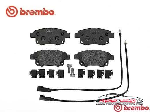 Achat de BREMBO P 24 066 Kit de plaquettes de frein, frein à disque pas chères