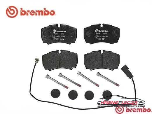 Achat de BREMBO P 24 084 Kit de plaquettes de frein, frein à disque pas chères