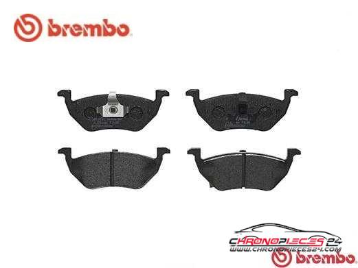 Achat de BREMBO P 24 085 Kit de plaquettes de frein, frein à disque pas chères