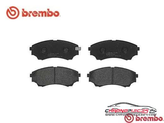 Achat de BREMBO P 24 086 Kit de plaquettes de frein, frein à disque pas chères