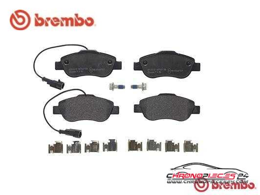 Achat de BREMBO P 24 150 Kit de plaquettes de frein, frein à disque pas chères