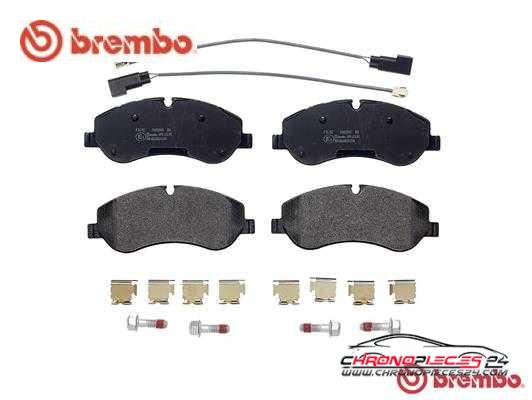 Achat de BREMBO P 24 152 Kit de plaquettes de frein, frein à disque pas chères