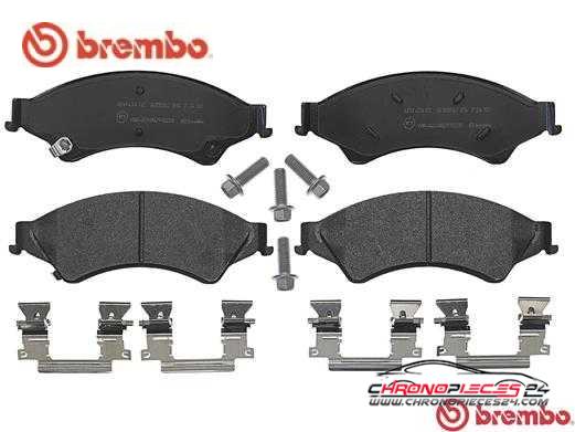 Achat de BREMBO P 24 153 Kit de plaquettes de frein, frein à disque pas chères